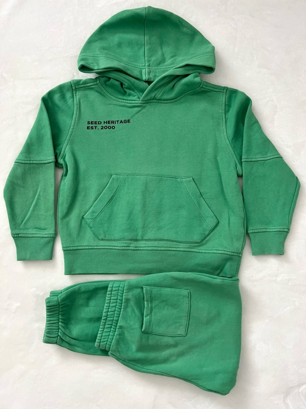 Seed Heritage Kelly Green Hoodie & Joggers Set
